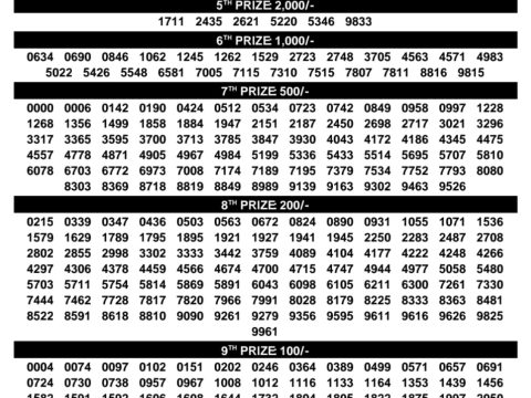 SM-65 Lottery Result 26 July 2026 Kerala State